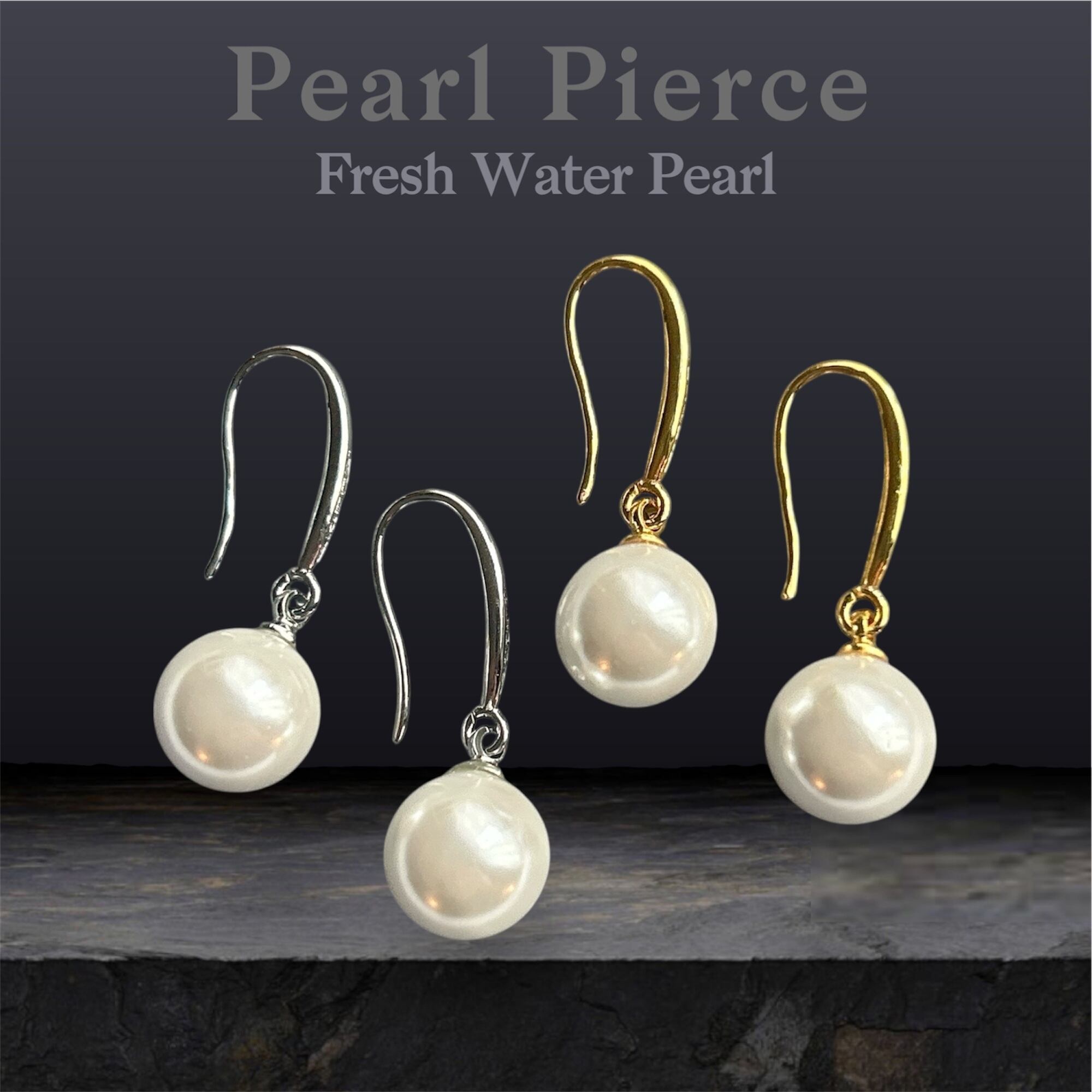 Fresh Water Pearl−淡水パールピアス