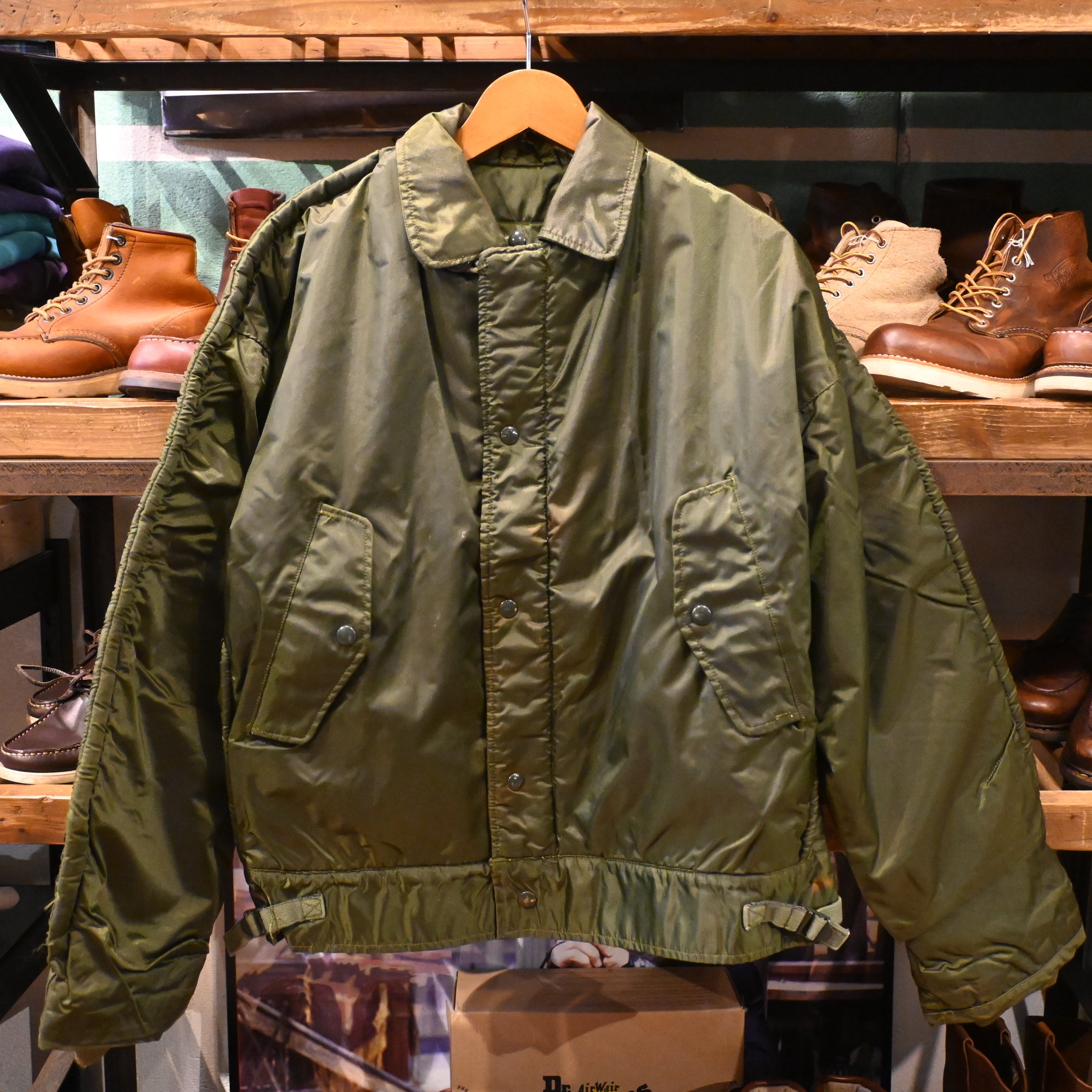 M ] US NAVY 70's A-1 Deck Jacket , OD | 広島古着屋 StokedBase