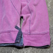 design half button sweat
