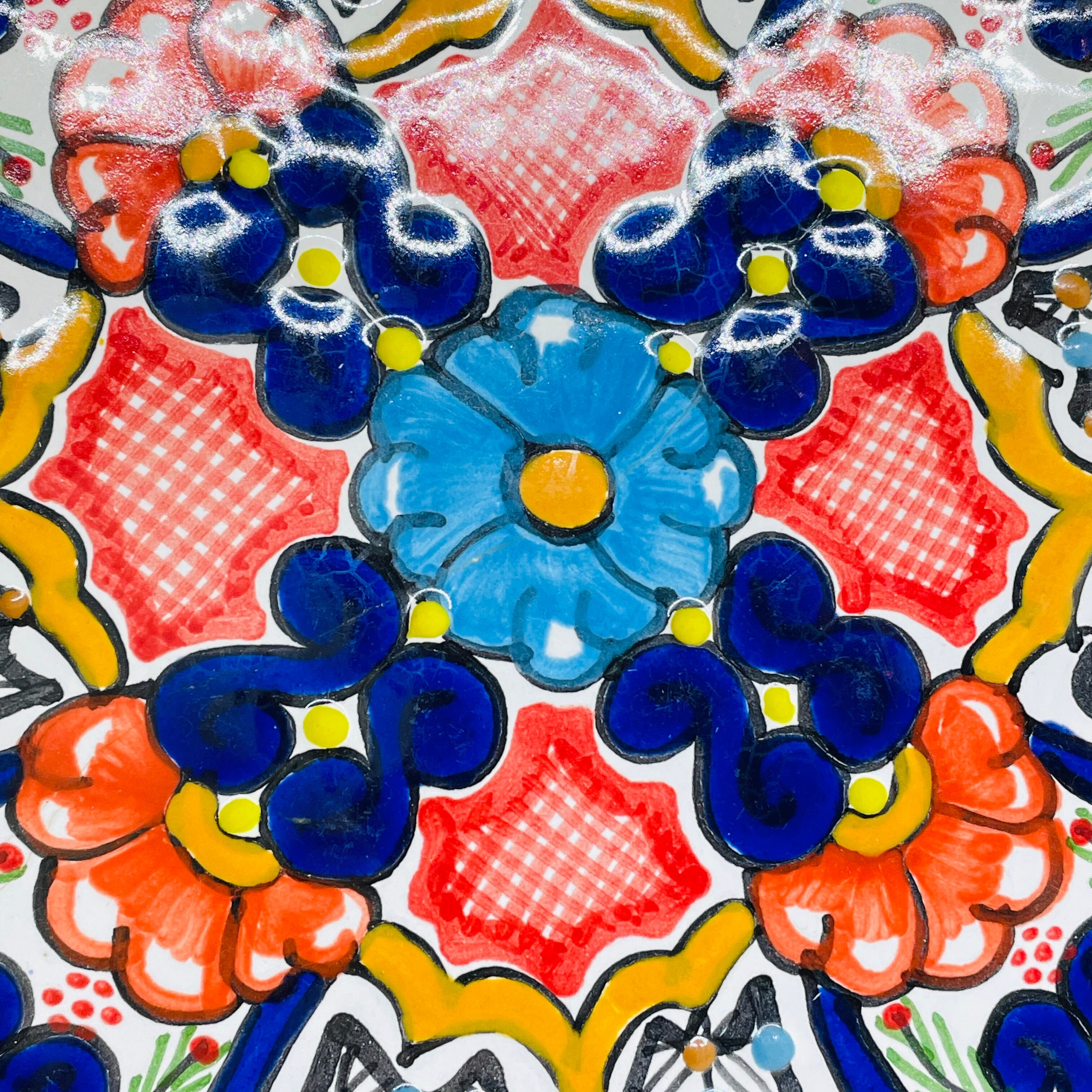 メキシコ製】陶器のオーナメント 壁掛け 壁飾り オブジェ 結婚式