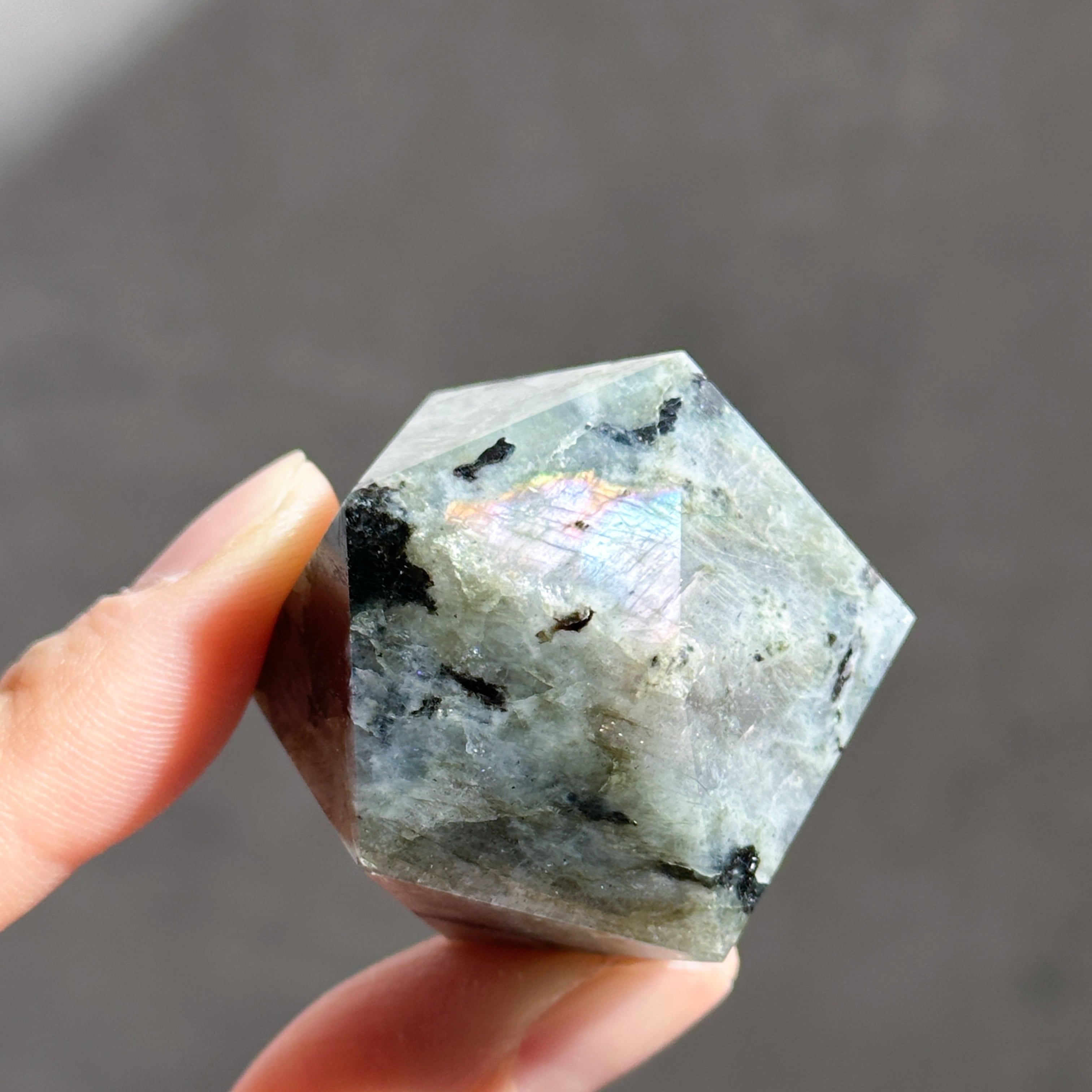 ラブラドライト 正二十面体 01◇ Labradorite ◇天然石・鉱物