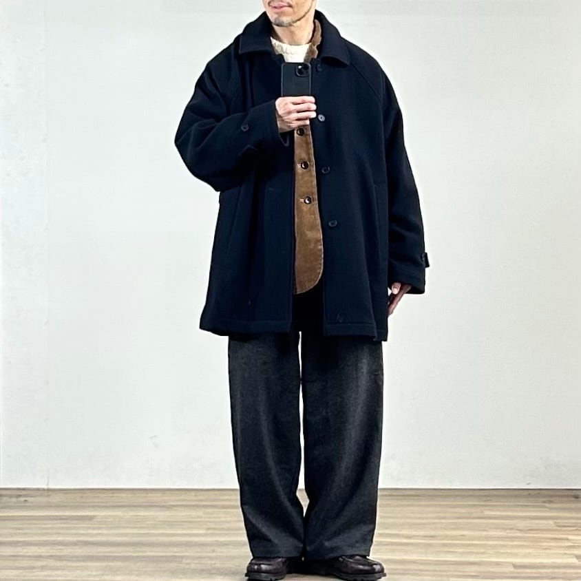 スティルバイハンド STILL BY HAND メルトンステンカラーハーフコート STILL BY HAND】WOOL/NYLON HALF COAT スティルバイハンド ウール