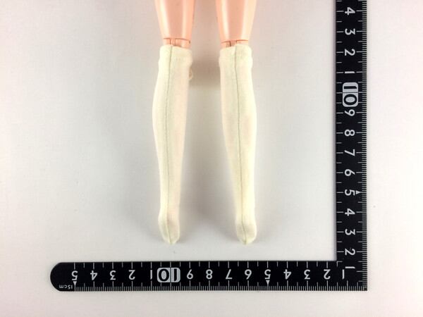 ドールアクセサリ 1/6 女性用 靴下 ストッキング クリーム BS251 - 画像2