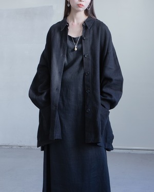 1990s wide linen jacket