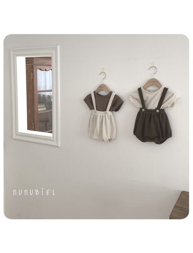 〘予約〙nunubiel / bebe route rompers