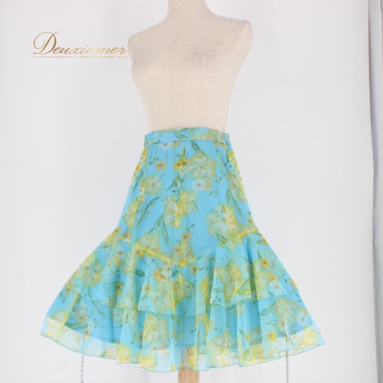 社交ダンス 衣装 スタンダード スカート レッスンウェア 水色 黄色 ブルー系 イエロー系 レース 花柄 練習着 透け感 フェミニン グリーン系 フレアスカート 薄手 おしゃれ 女性用 ダンス衣装 スポーツウェア カジュアル 体型カバー 練習用ウェア フラワープリント ストレッチ かわいい 着心地 ゆったり フェミニンスタイル スカート丈 フレッシュ 夏向け デイリーユース