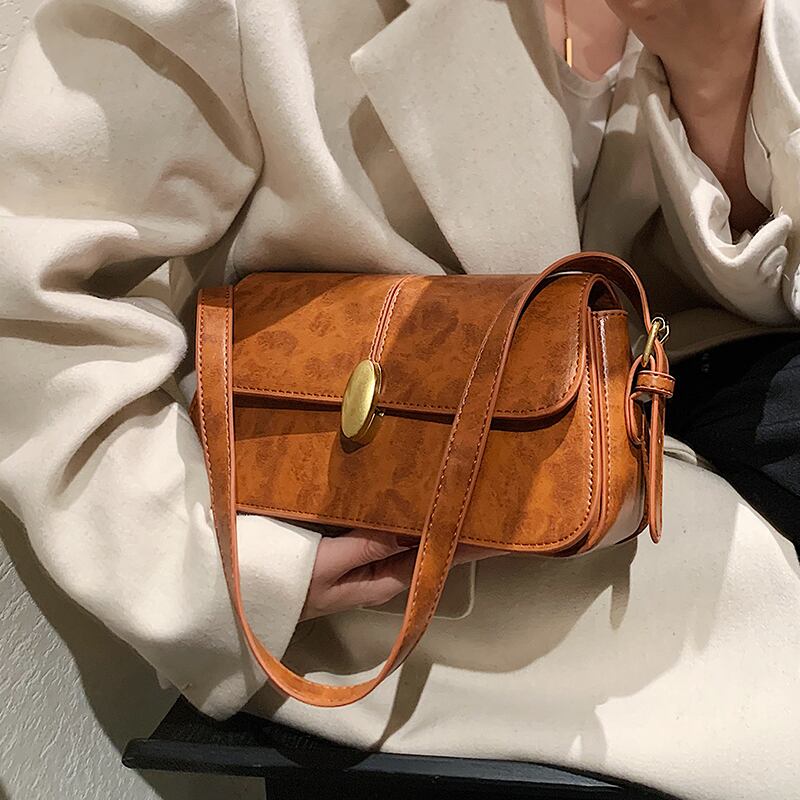 オータムウィンタースタンダード レトロ 秋物 冬物 スクウェア メッセンジャーバッグ 手作りハンドバック88776408180