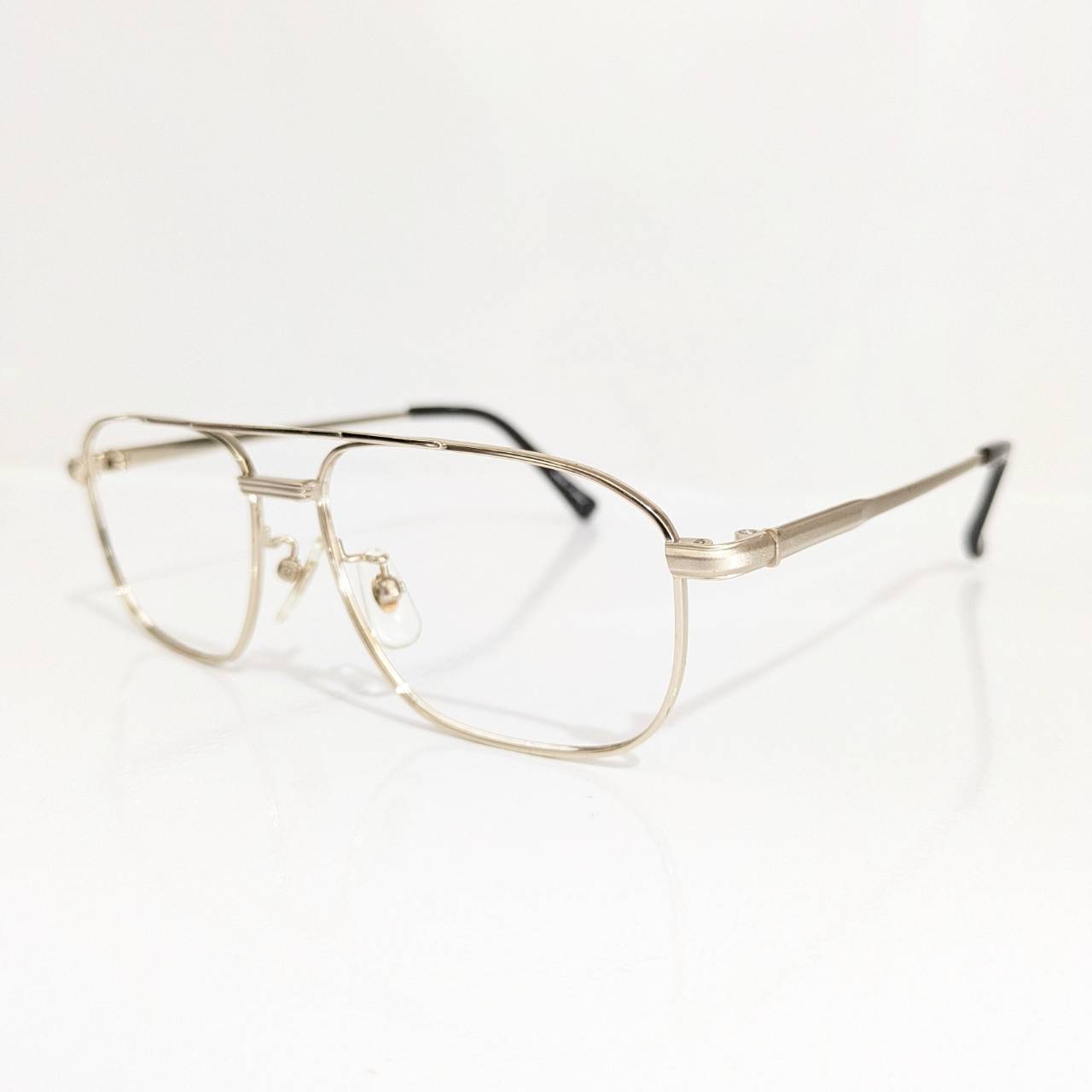 【軽量フレーム】屈折率1.67遠近両用セット ツーブリッジウエリントン ゴールド