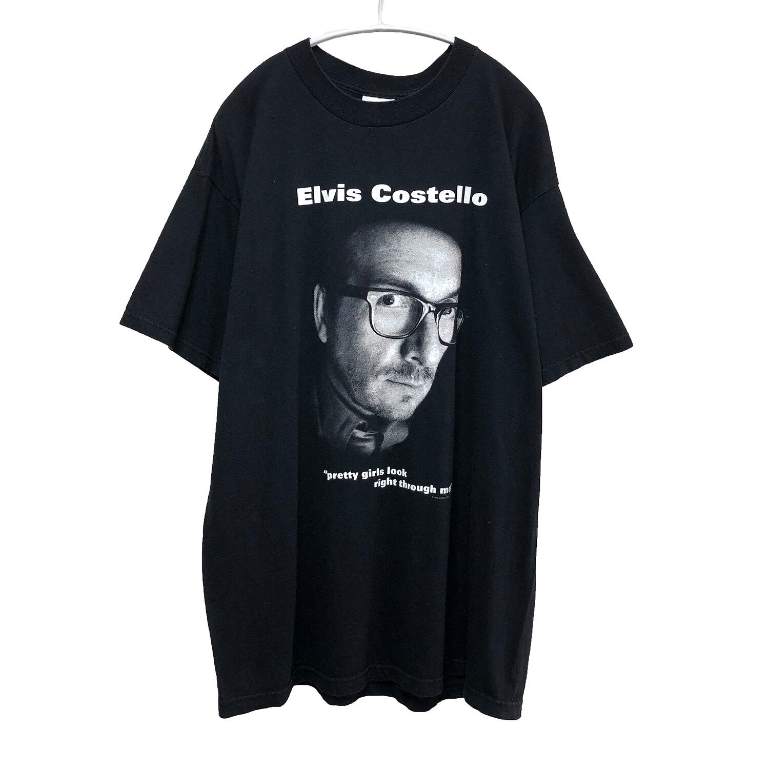 90S ヴィンテージ エルビスコステロ 1999 ツアー ミュージック Tシャツ