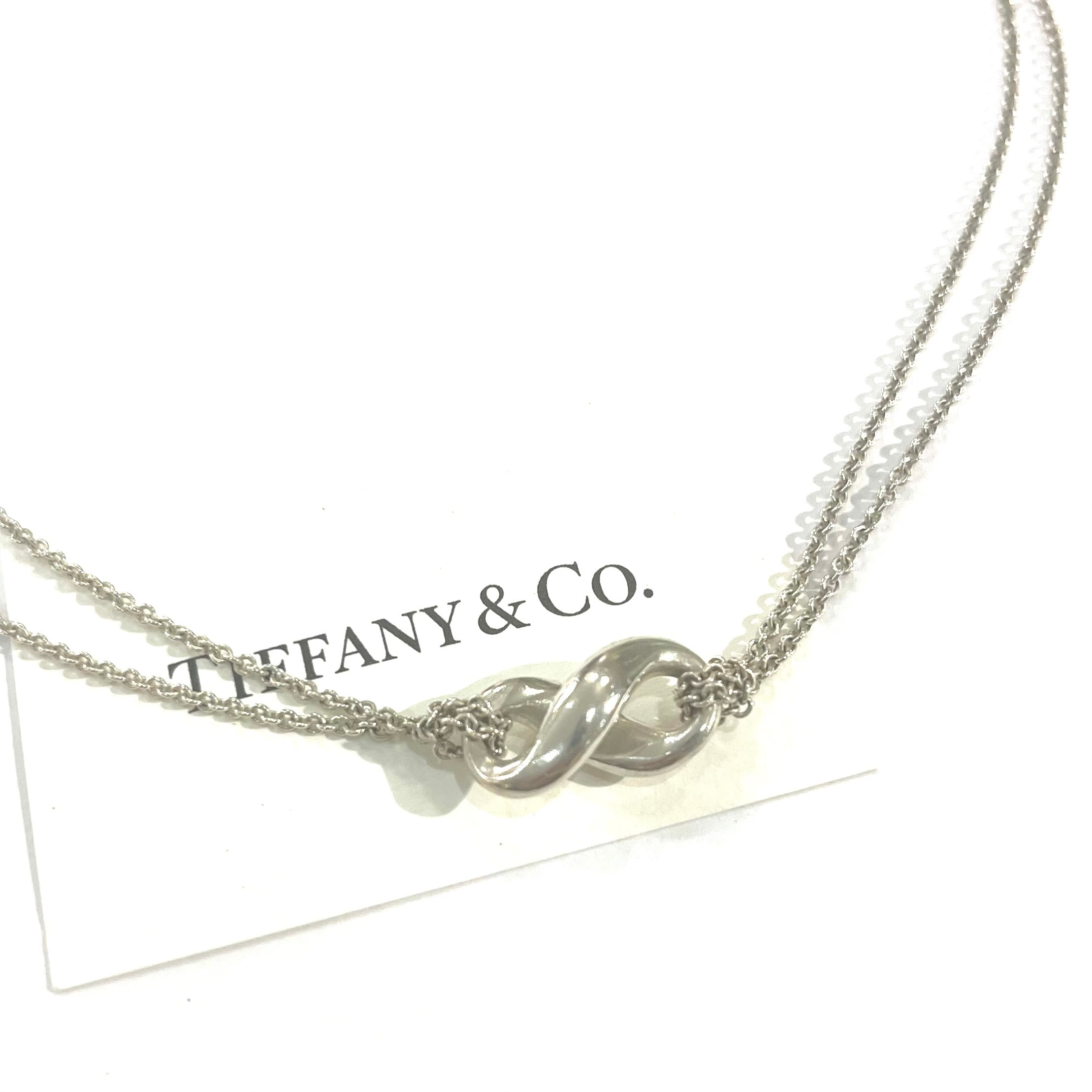 限定価格【TIFFANY&Co.】2527 Wチェーン 立体インフィニティ