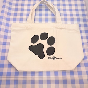 肉球 キャンバス ミニトートバッグ