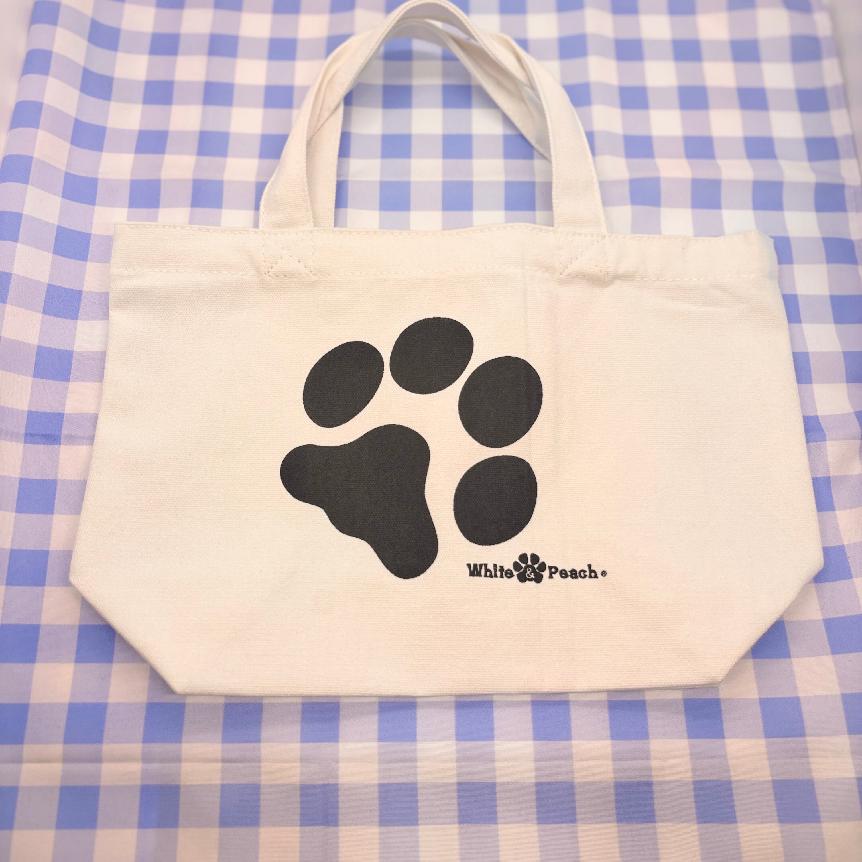 肉球 キャンバス ミニトートバッグ