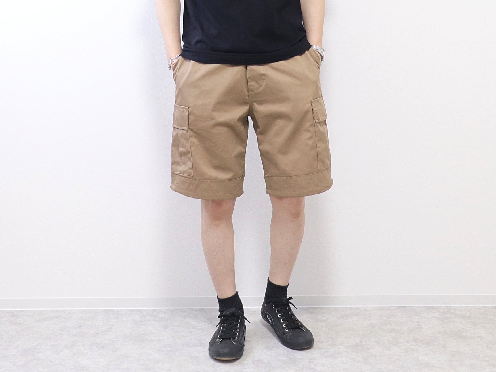 MILITARY / B.D.U ショートパンツ - KHAKI