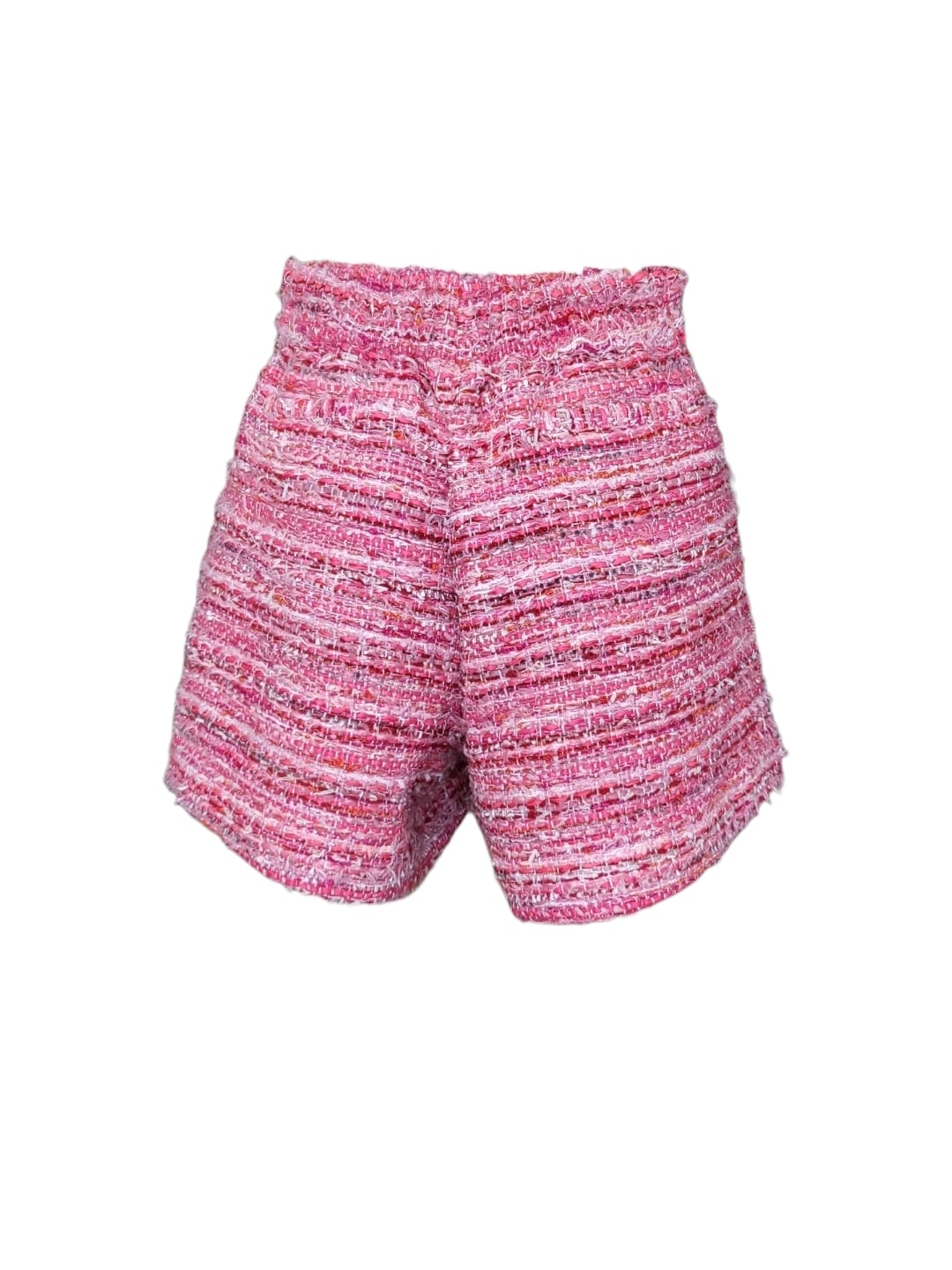 ツイードショートパンツ coral pink mix | amin pur