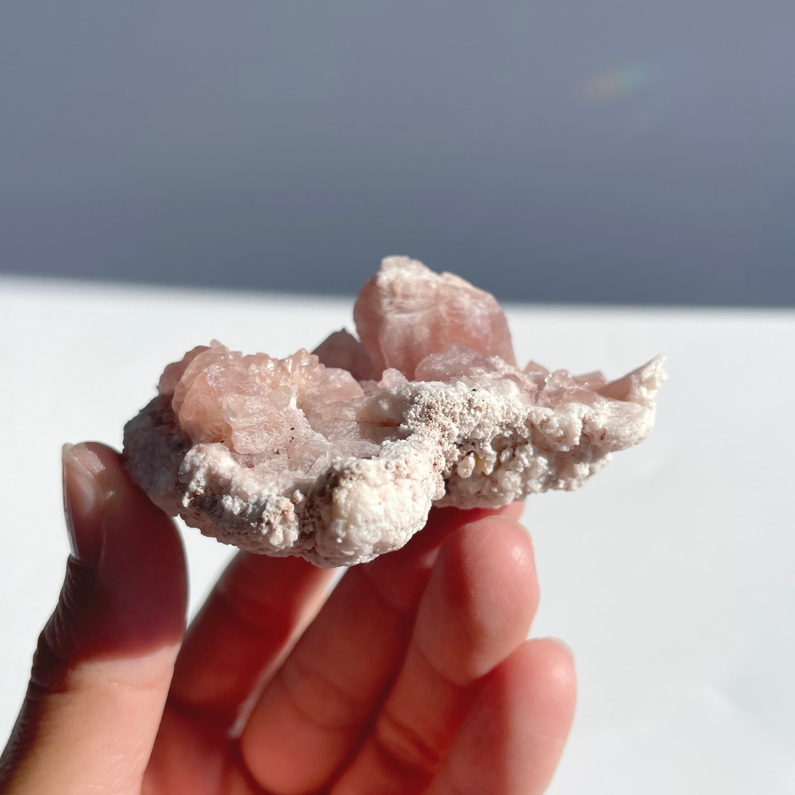 ピンクアメジスト原石／ジオード 01◇ Pink Amethyst Geode◇天然石
