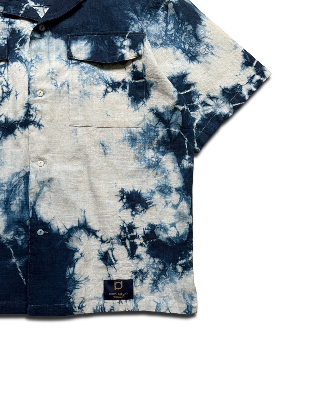 【2着限定販売 / 最短即日発送】藍染め開襟シャツセットアップ MARIN