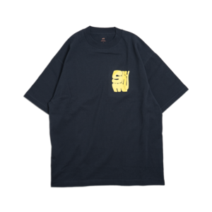 siii "SHYM MAZE"  S/S TEE NAVY