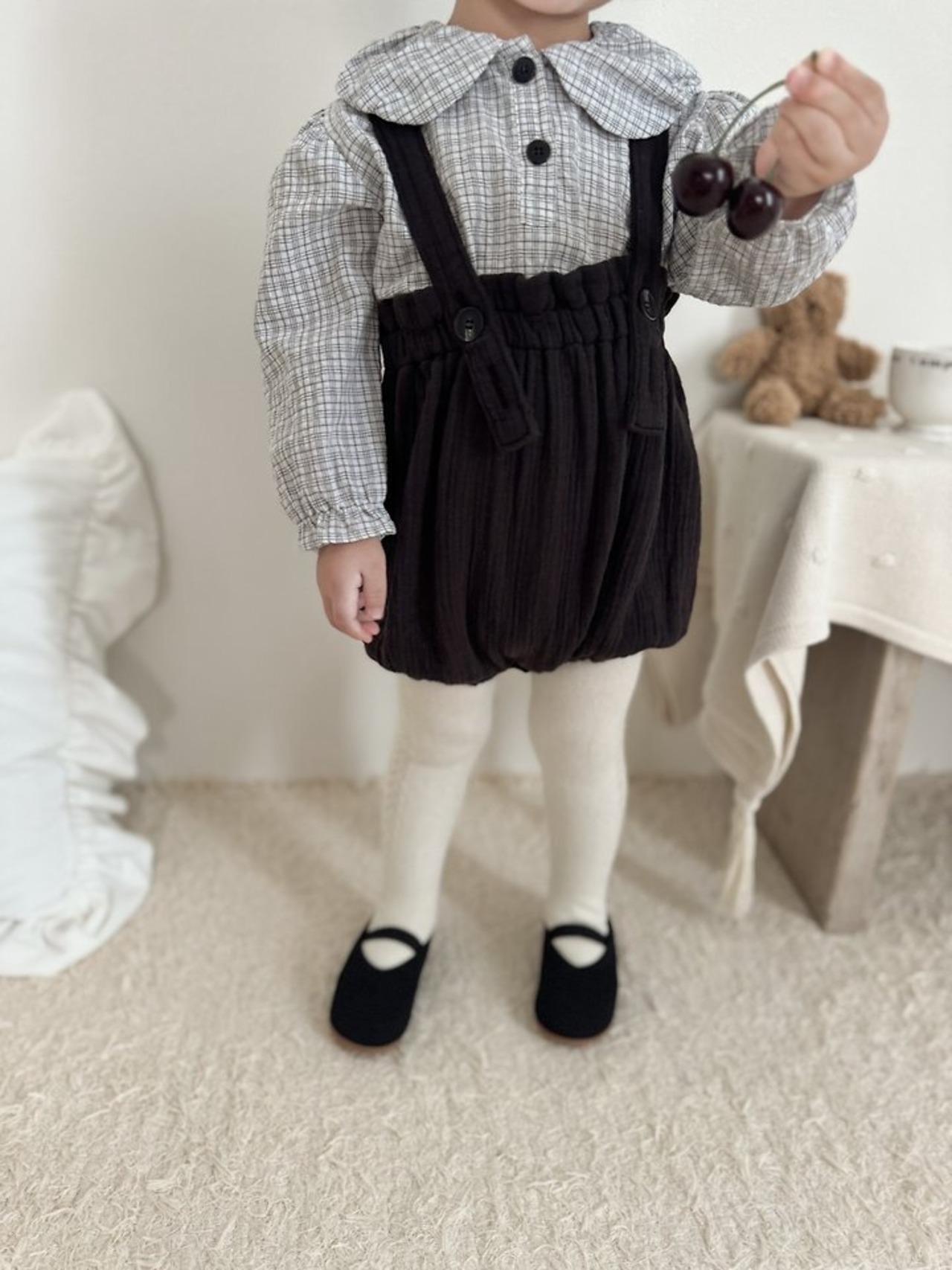 【取寄/韓国直送】mimimarket 26/AU オジバルーンサロペット|秋服|韓国子供服