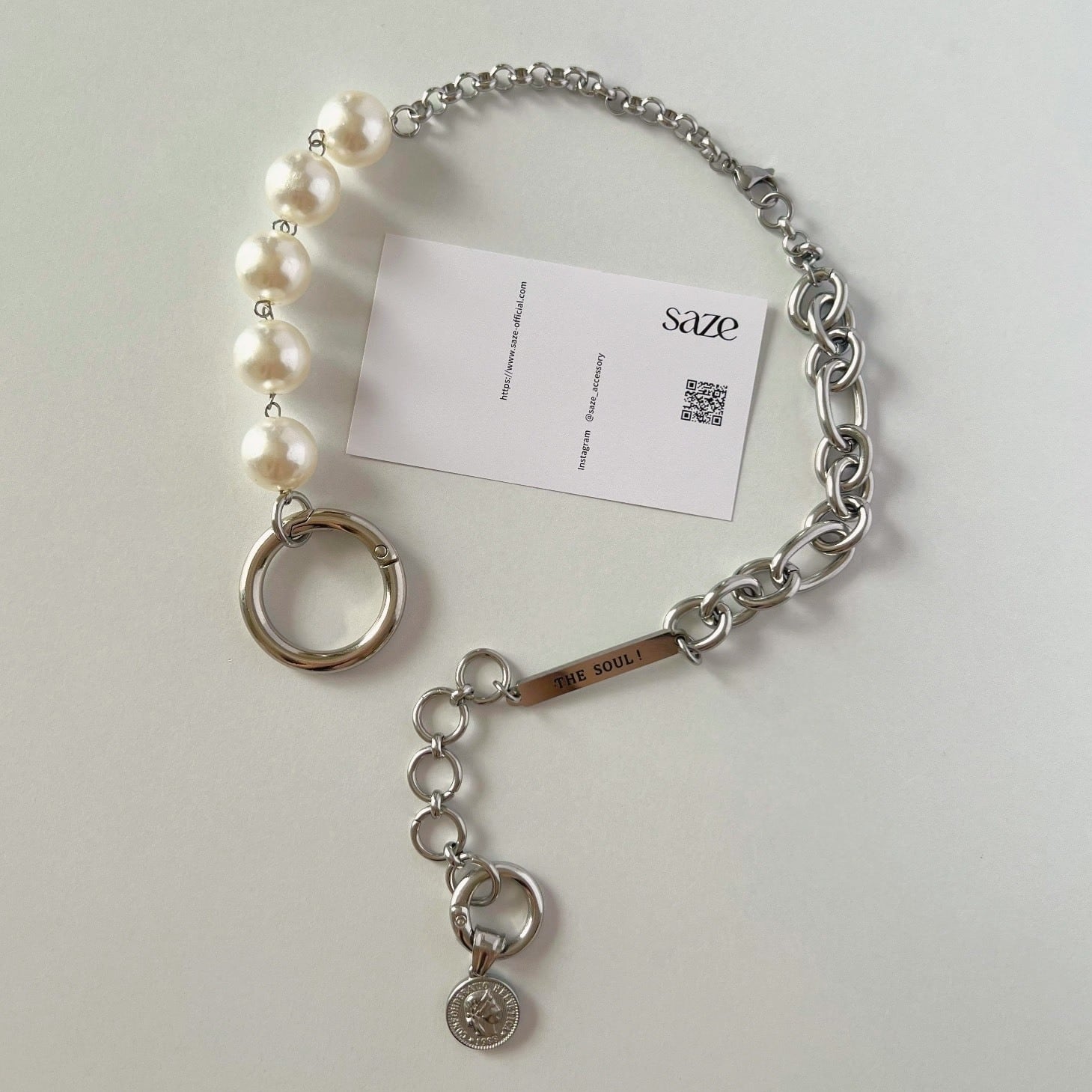 アクセサリー PEARL RING pearl ring necklace | saze