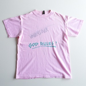 80s UNDERCOVER GOD RULES クロスTシャツ USA製 ANVIL