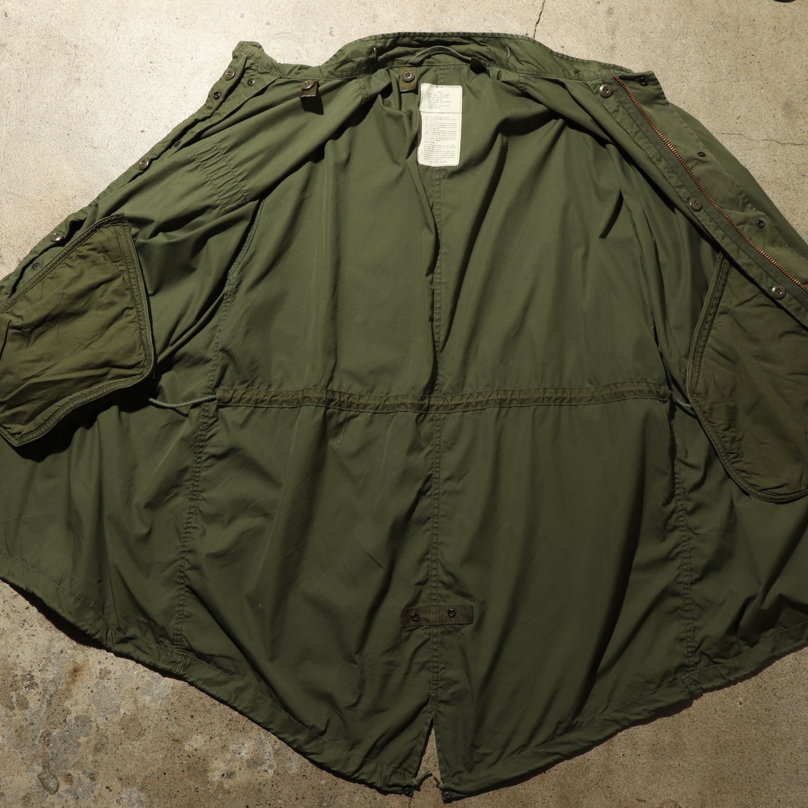 美品 L 80年 米軍実物 M-65 フィッシュテールパーカー モッズコート  