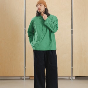 アルチザンストライプ・プルオーバーシャツ A2136