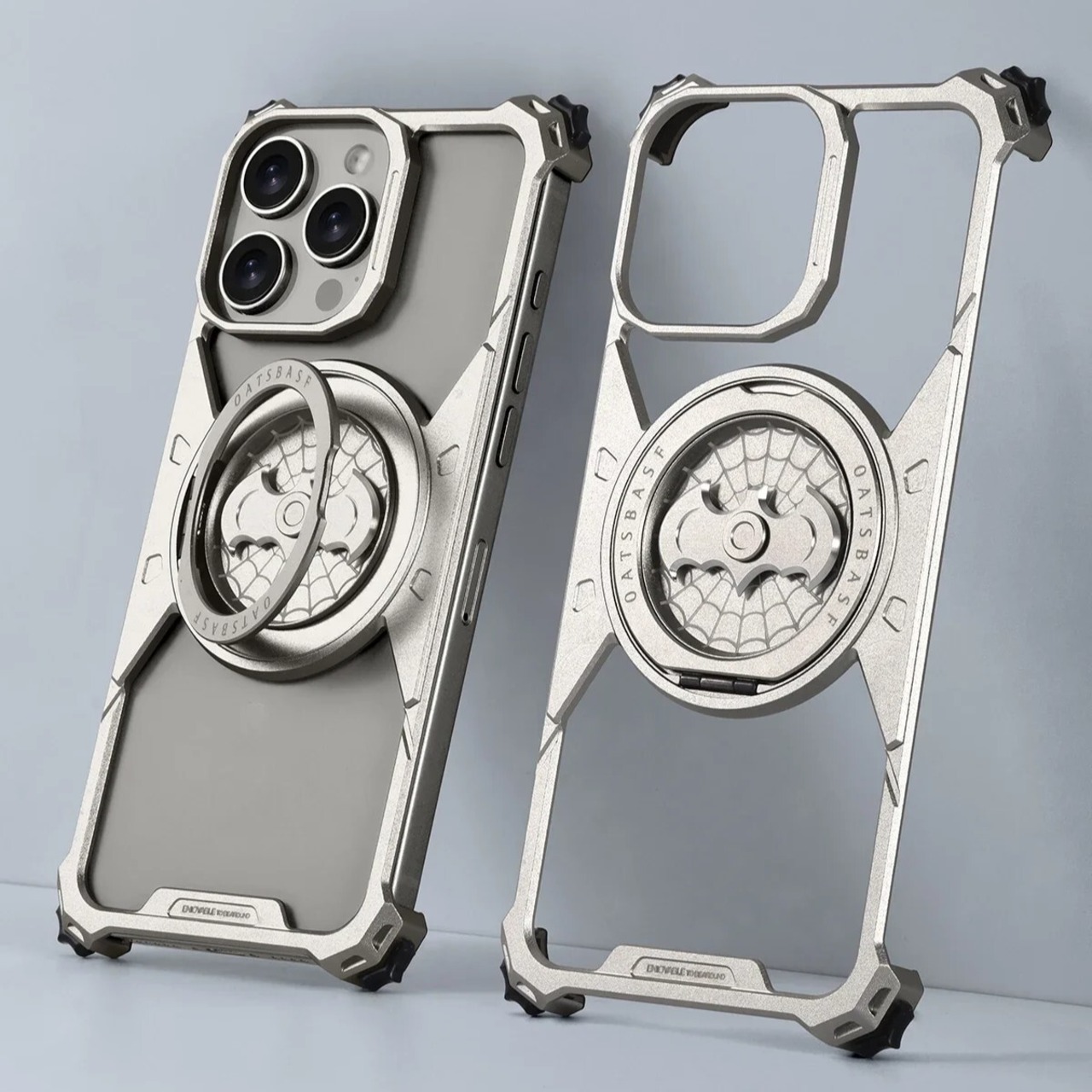 ◆iPhone 16 Pro/Pro Max◆ Bat Aluminum Bumper Case / バット アルミニウム バンパー スマホケース