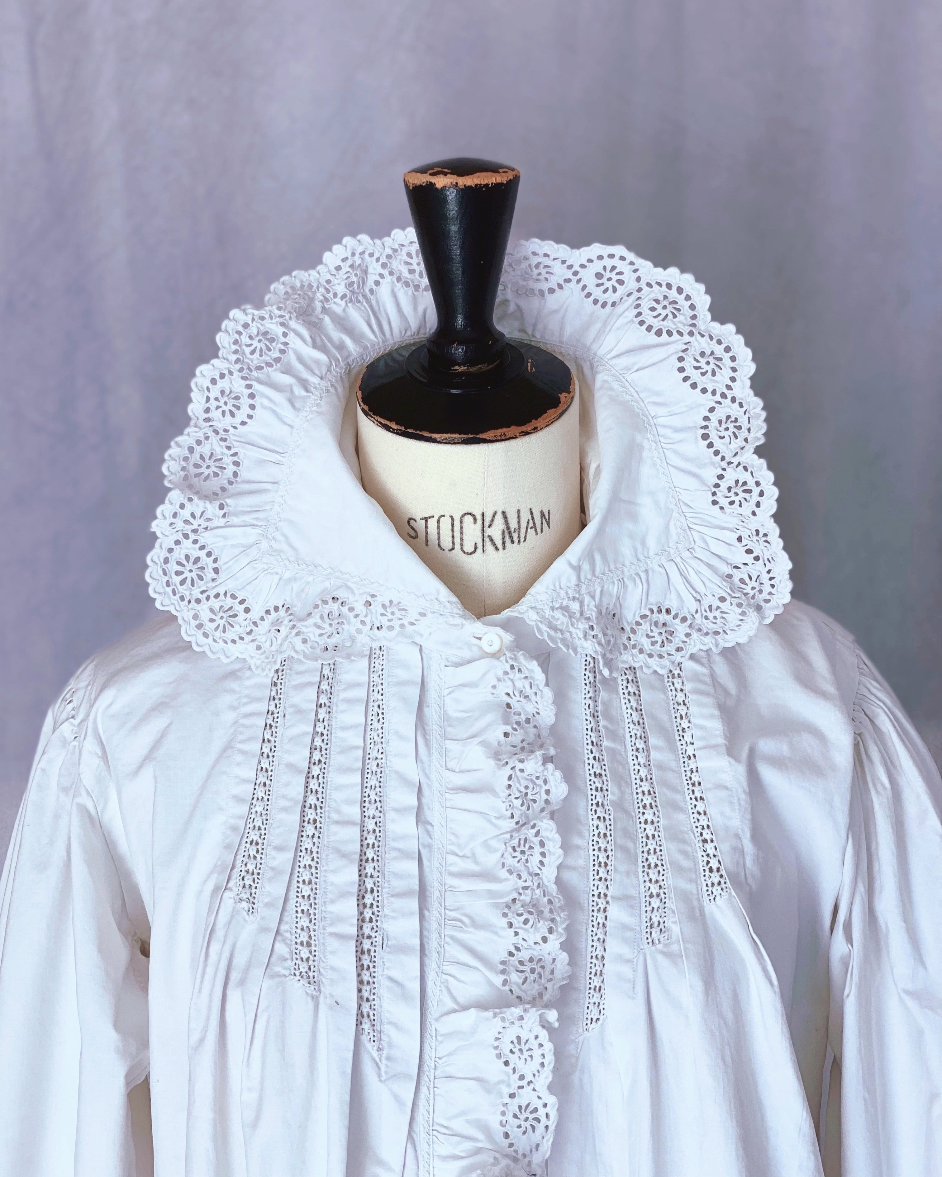 1900's France Antique Victorian Night Dress / フランスアンティーク ヴィクトリアン ナイトドレス |  BOUDOIR powered by BASE
