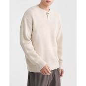 ボタンフロント レギュラーカラーニット af0392