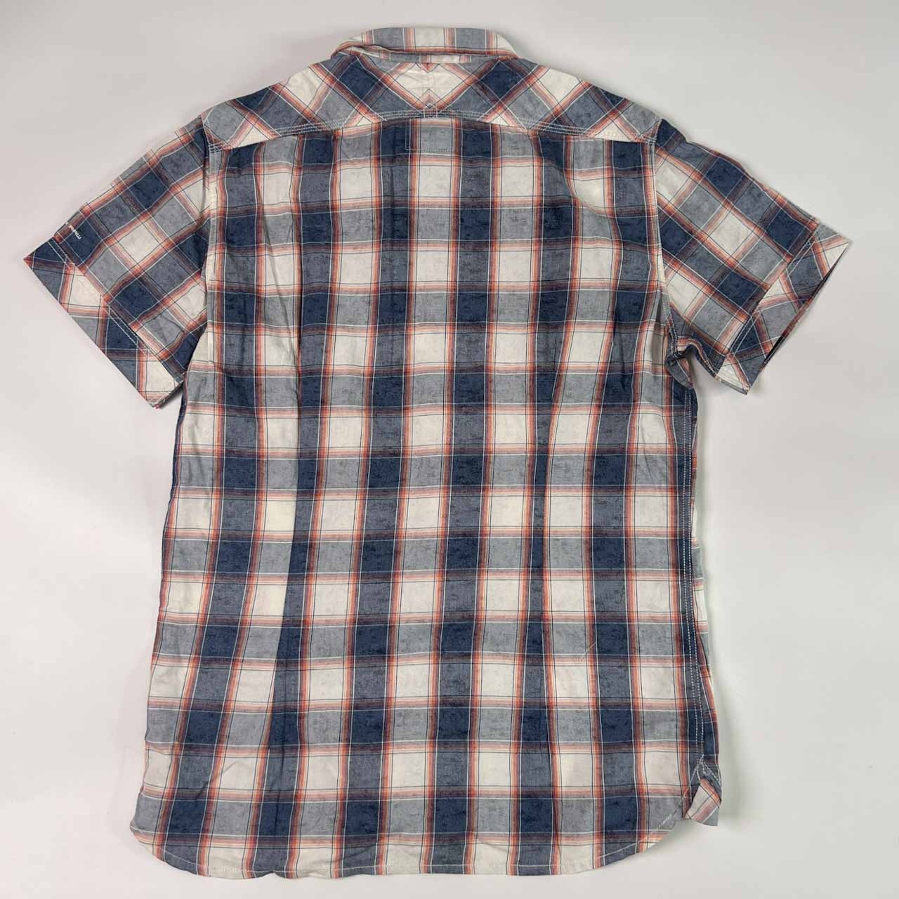 G-STAR RAW ジースターロウ チェック 半袖 ワークシャツ L/マルチ メンズ インド綿