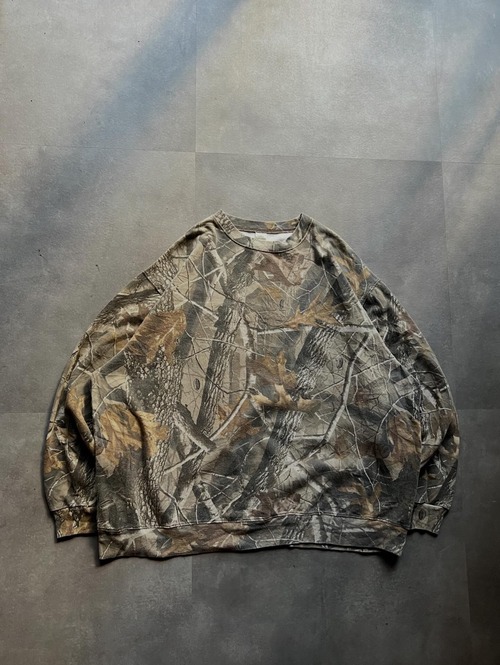 Avery ツリーカモ 総柄スウェット 3XL 裏起毛 ビッグサイズ