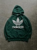 adidas Originals プルオーバーパーカー ビッグトレフォイル グリーン