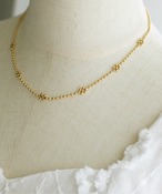 S I U R | flower grain necklace _ 316L