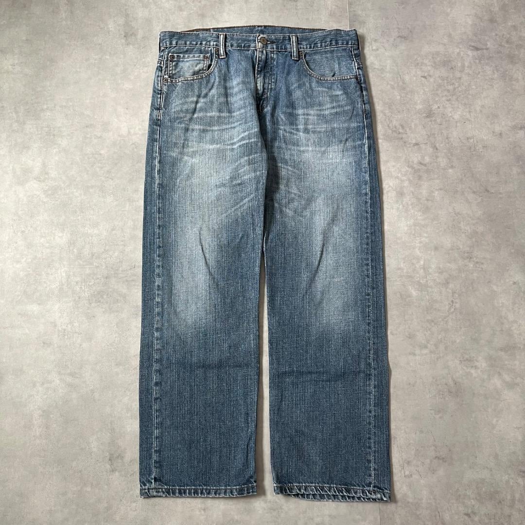リーバイス569 Levis W32 ブルーデニム 青 ヒゲ 古着 16778