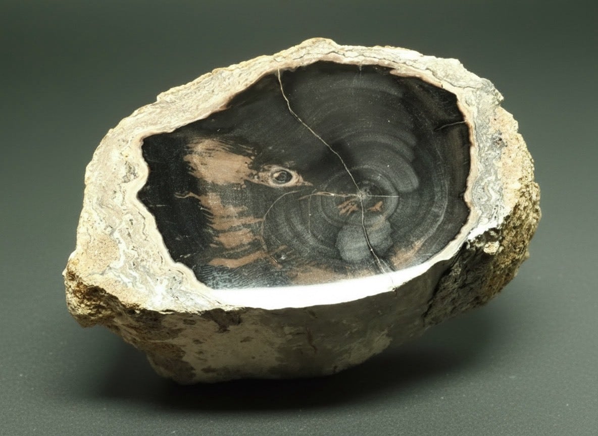 木化石 希少！青緑！珪化木【Petrified Wood】【37g】ジンバブエ共和国