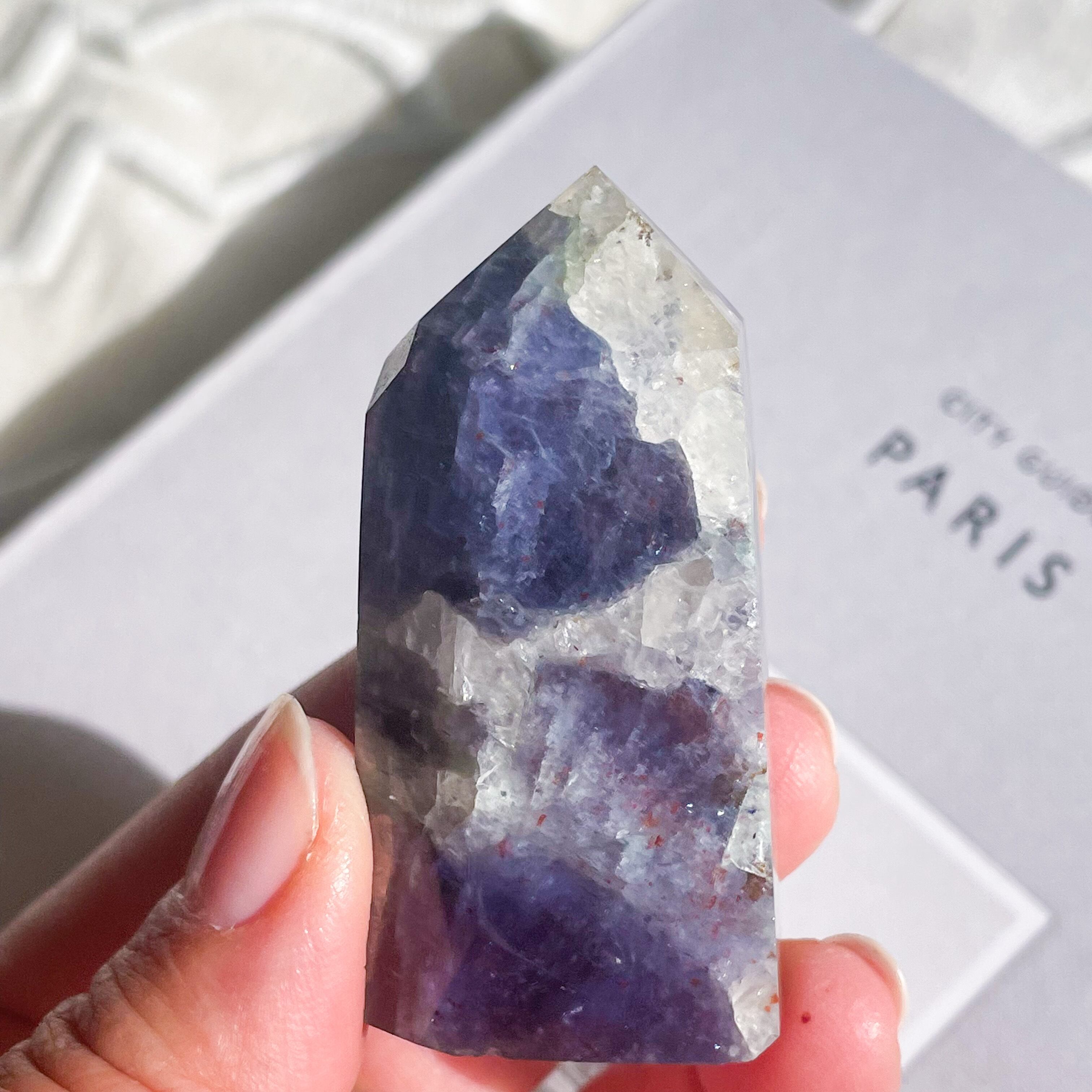 Mica Iolite in Quartz 1✧ マイカ アイオライト | FLUXY - 天然石と