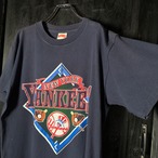 90s USA製　NUTMEG NEW YORK YANKEES Tシャツ　ネイビー　ヤンキース　