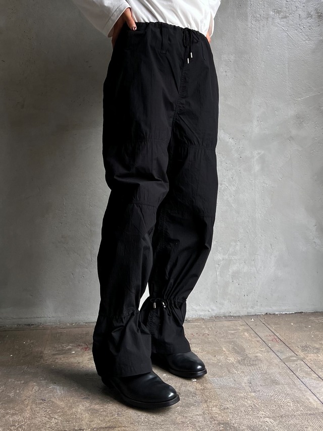 GEN IZAWA / Code straight pants (black)