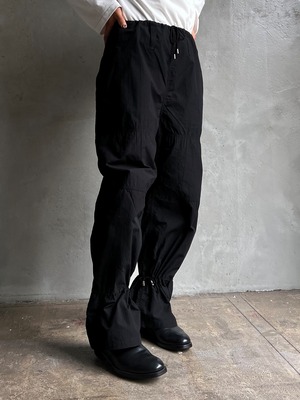 GEN IZAWA / Code straight pants (black)