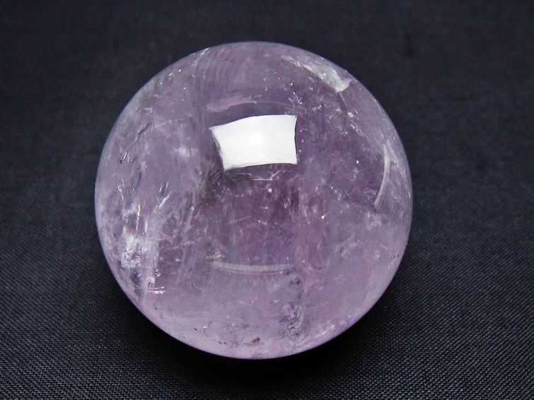 アメジスト 丸玉 44mm スフィア amethyst 置物 一点物 141-7319