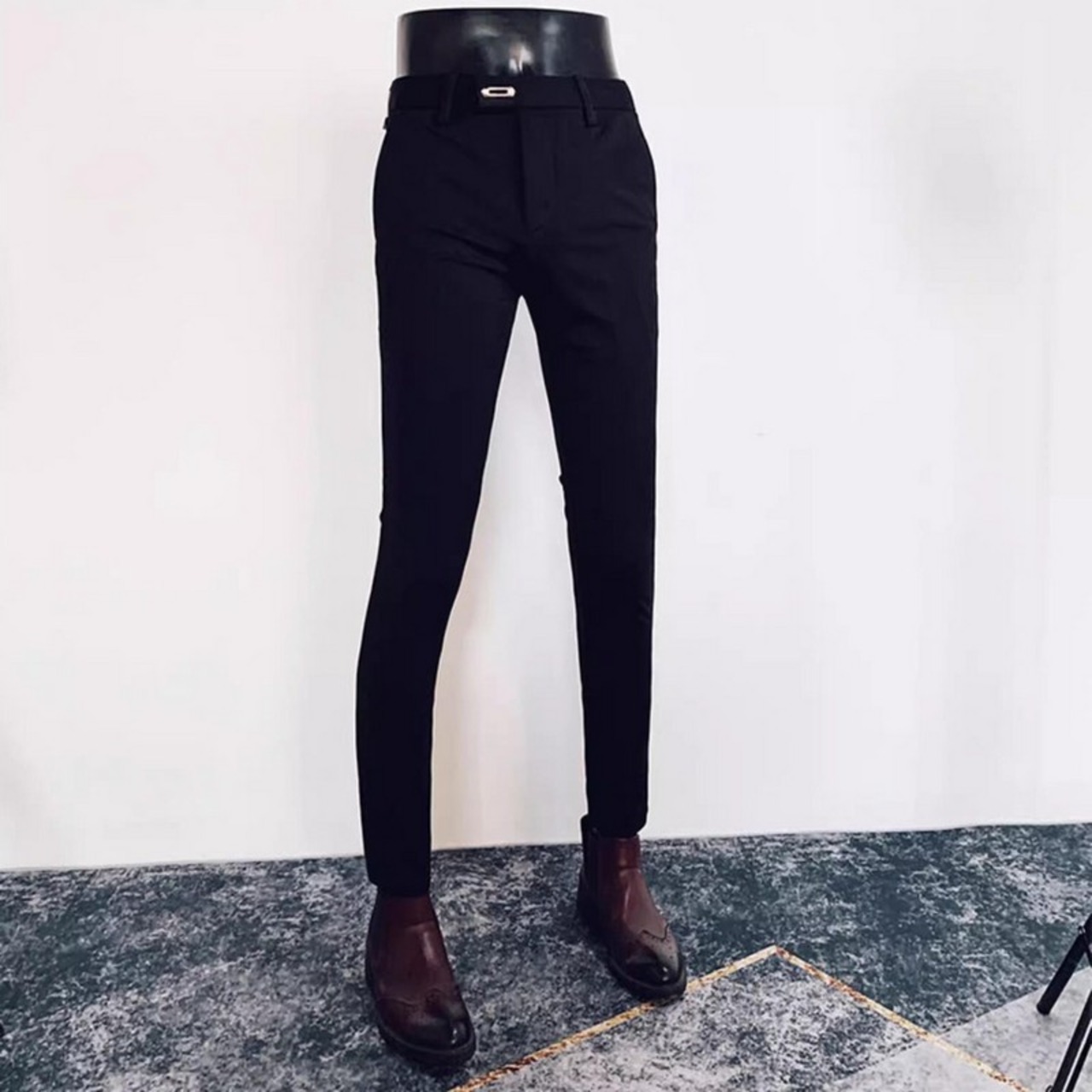 casual slim fit pants 00372
