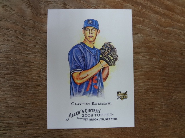クレイトン・カーショウ RC 2008 TOPPS ALLEN & GINTER | スポーツ 