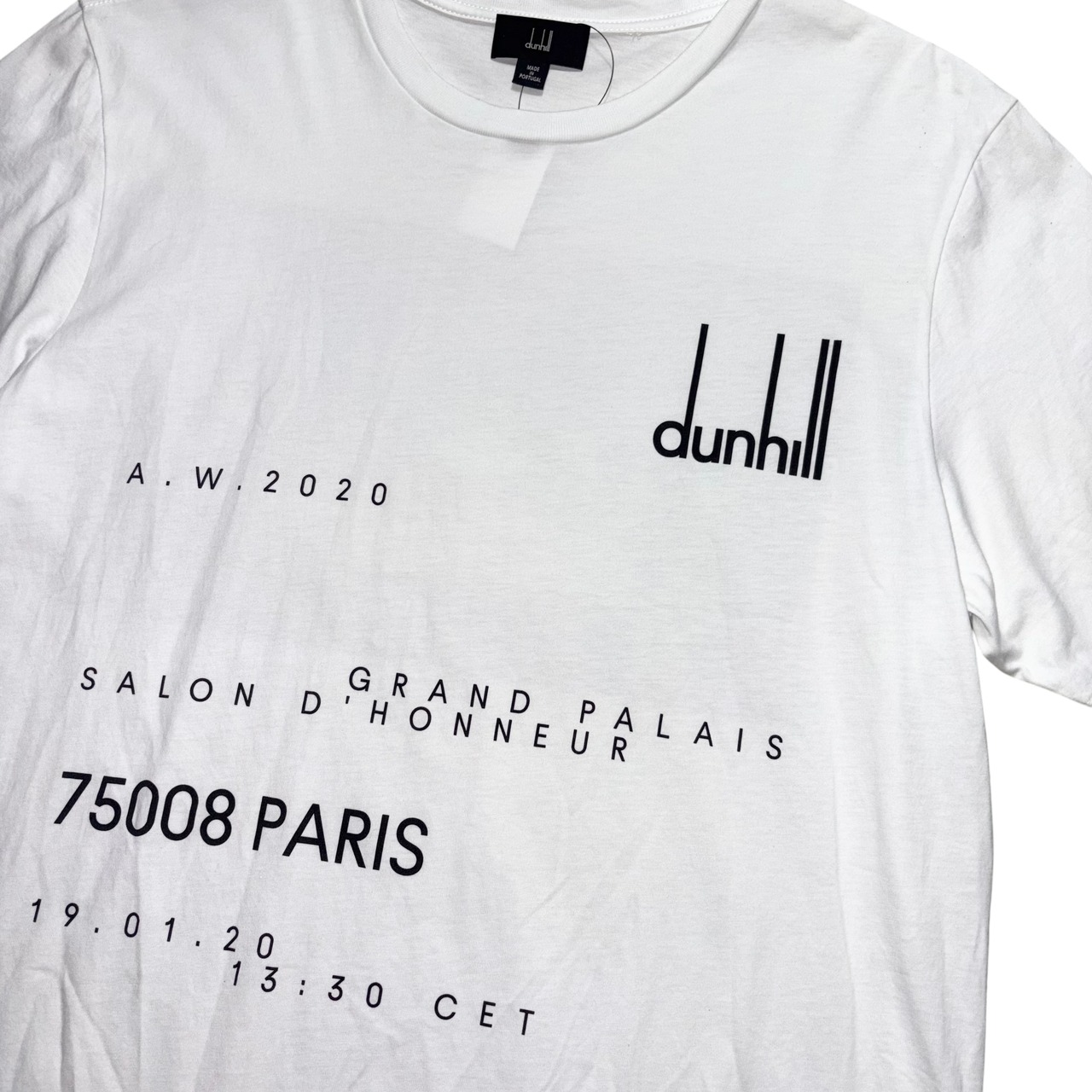 DUNHILL “2020aw collection” back print tee
