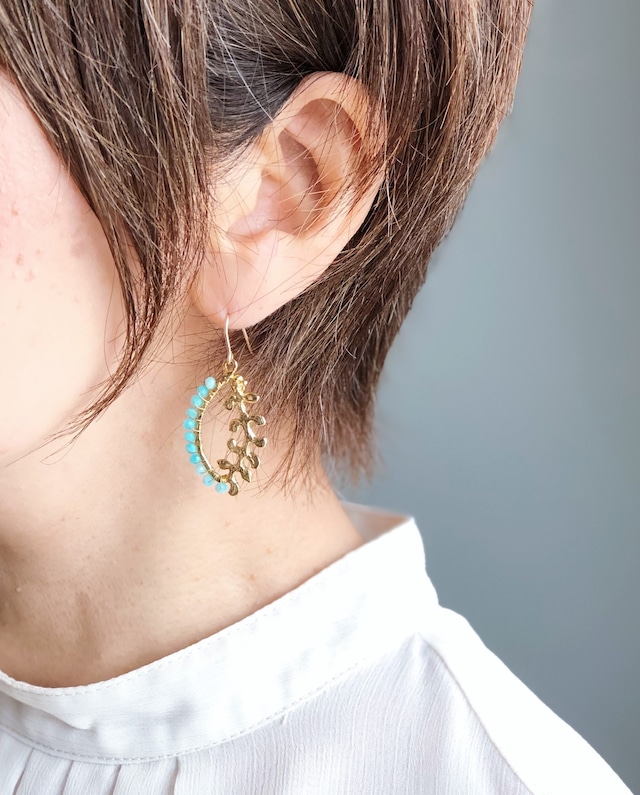 reaf color pierce/earring 031