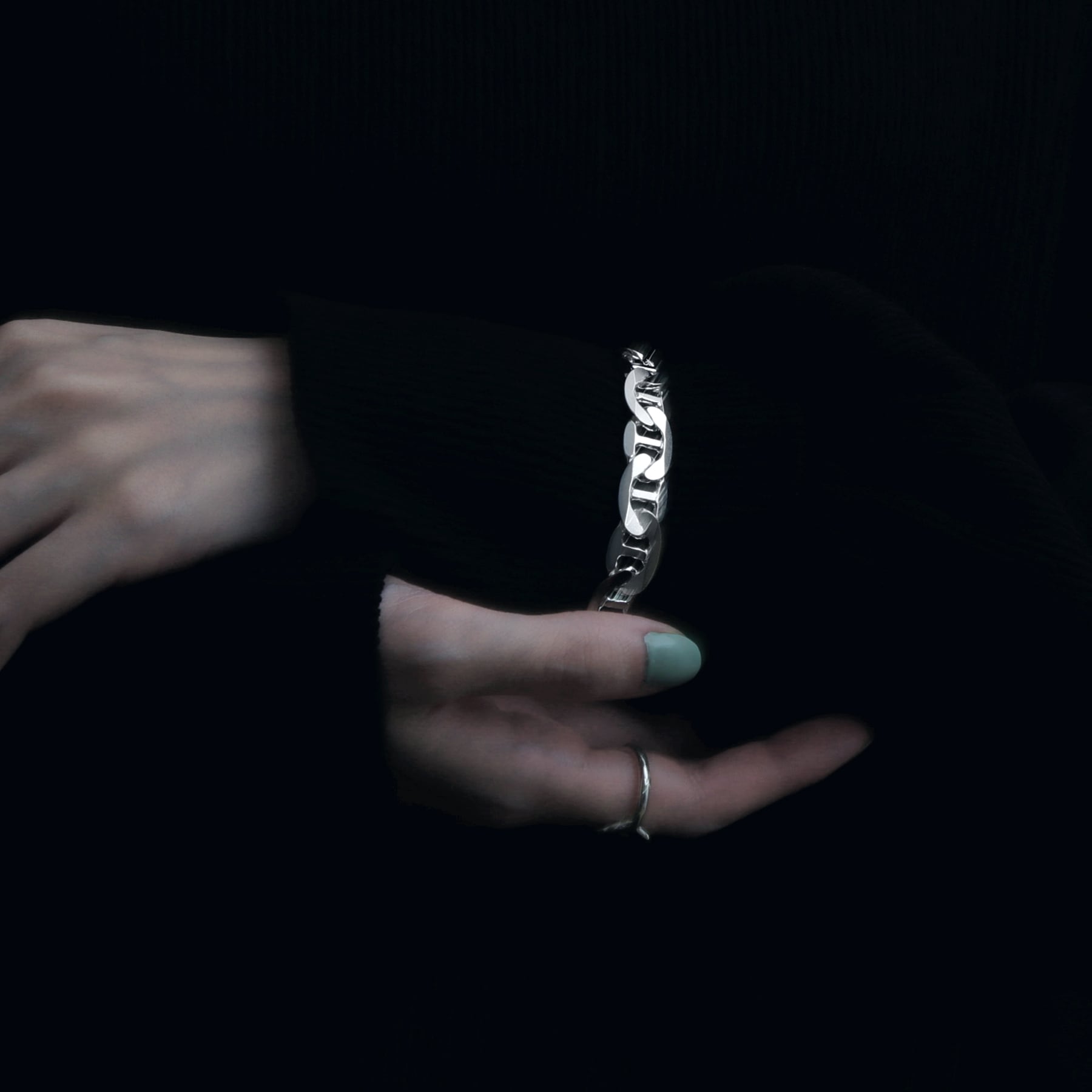 flat marina(anchor) chain bracelet [byoca] / Y2310KHB5236 | YArKA