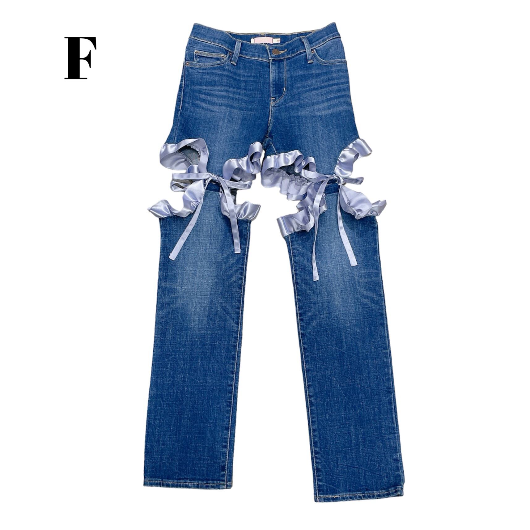 限定】カットアウトリメイクデニムパンツ | lilLilly official webstore