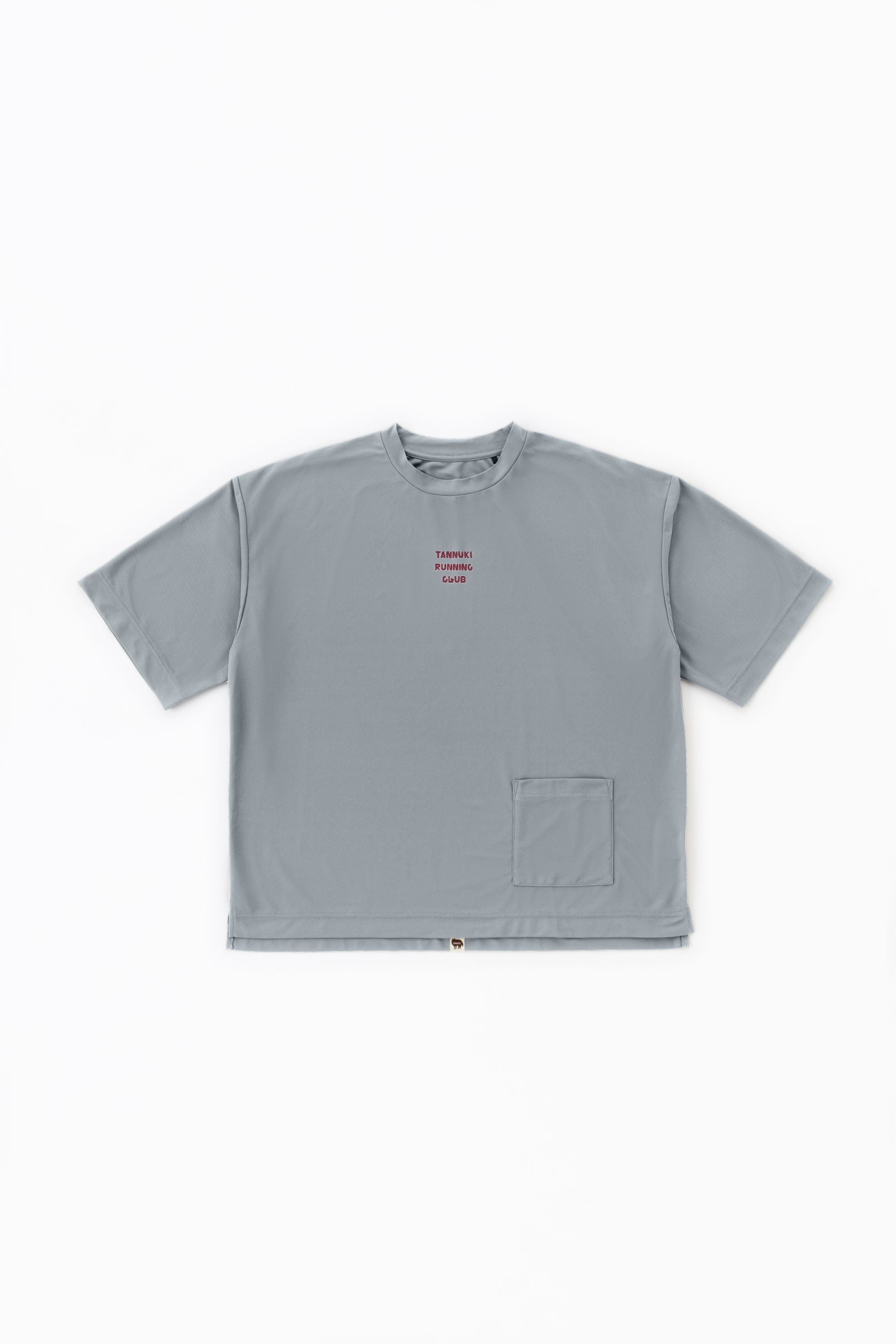 Micro Pique BigT : Color Blue Grey
