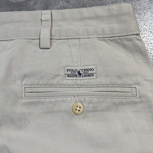 90-00s Ralph Lauren USA製 38×30 ホワイトチノパンツ 詳細写真2