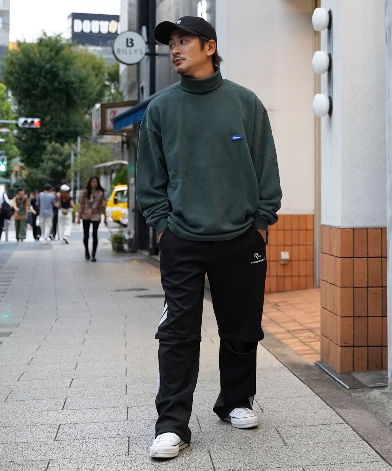 【#Re:room】RUBBER WAPPEN TURTLE BIG  SWEAT［REC724］