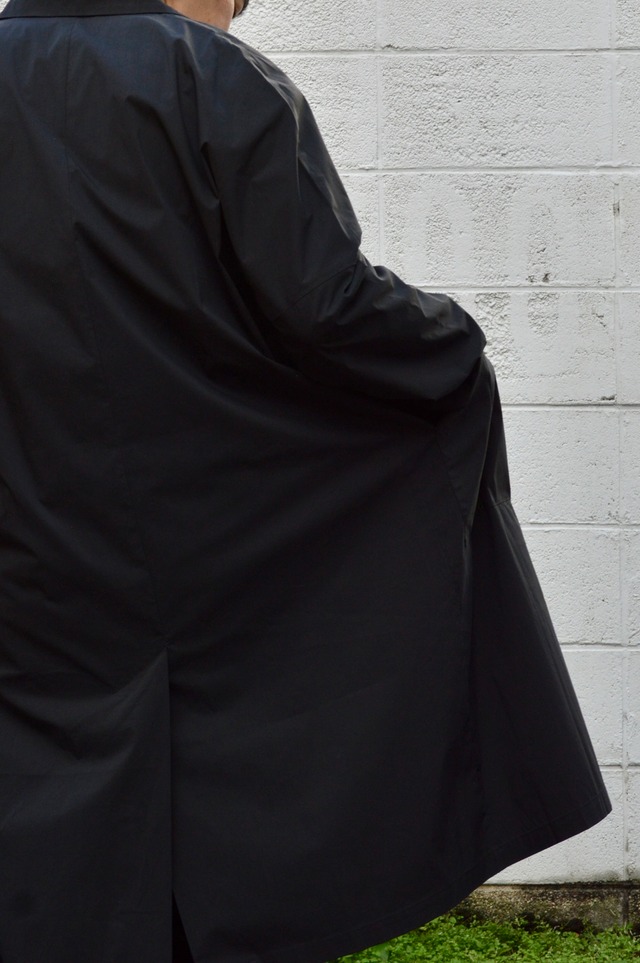 pub (ピューブ) Cotton Whether Cloth Nylon Shirt Coat Made in Japan Black ピューブ ウェザークロス ナイロンシャツコート  pub 服